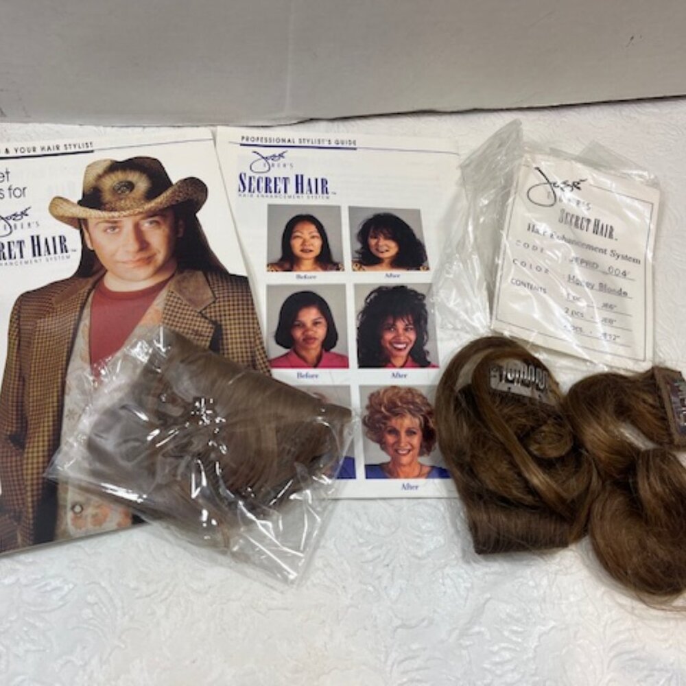 VTG Jose Eber's Secret Hair Enhancement System Honey Blonde Partial Kit
